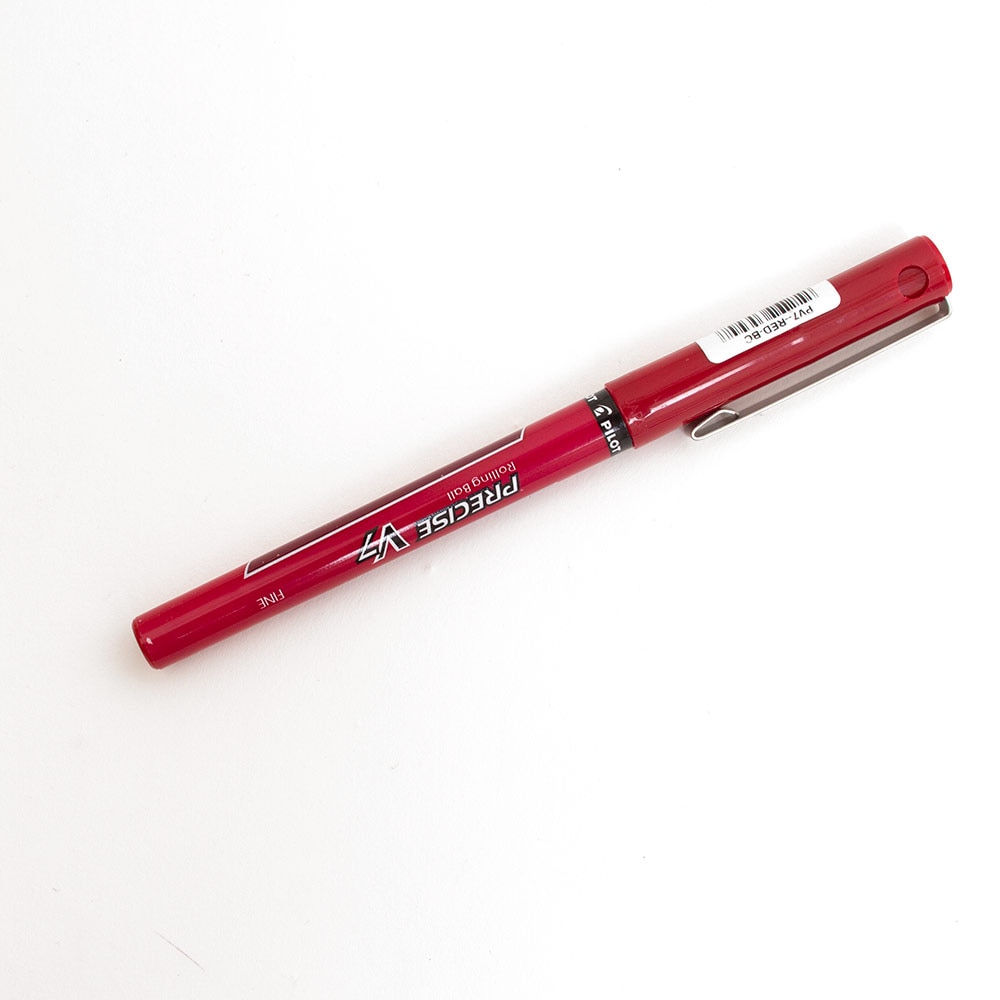 Pilot, V7, Precise, Rolling Ball, Pen, Red